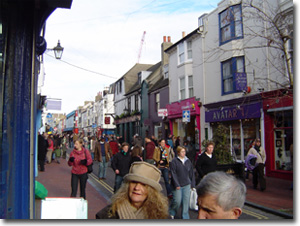 Una calle de Brighton