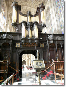 Interior catedral de Cambridge