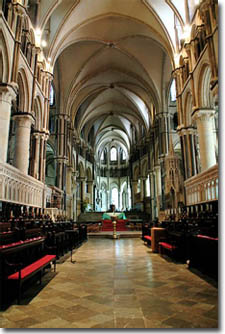 Coro de la catedral dle Canterbury