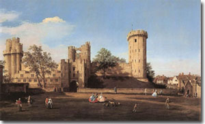 Pintura del Castillo de Warwick