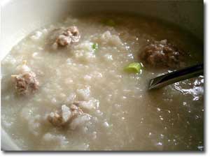 porridge con ternera