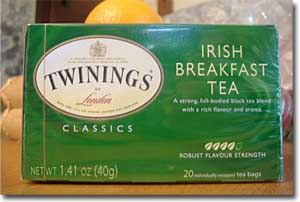 caja de Irish Breakfast Tea