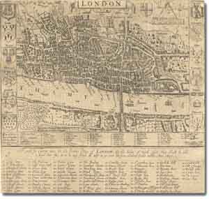 Mapa de Londres de 1593