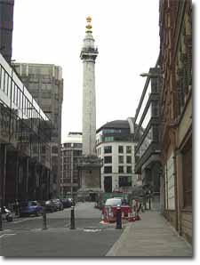 The Monument conmemora el Gran Incendio de Londres
