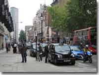 Calle Tottenham Court Road de Londres