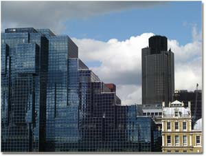 Edificios en La City de Londres