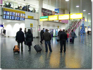 Terminal del aeropuerto Gatwick de Londres