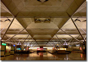 Zona de llegadas del aeropuerto de Stansted