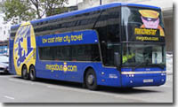 Autobus de la empresa Megabus de Londres