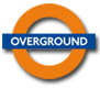 Señal de Overground de Londres
